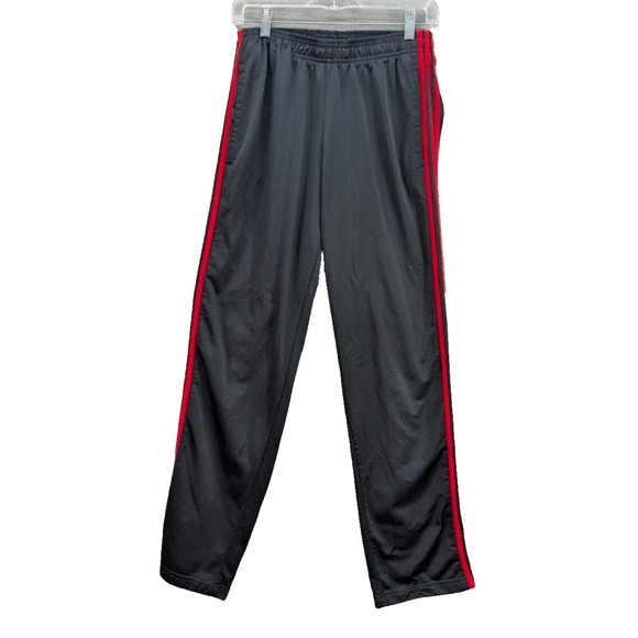 Nike Men's Red Stripes Track Jogger Pants Size M Black Athleisure Y2K Streetwear - Picture 1 of 10
